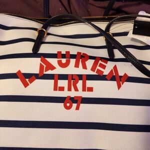 Ralph Lauren Tote Handbag New WT